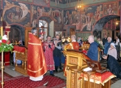 В Никольском храме в с. Озерецкое торжественно отметили престольный праздник в честь священномученика Харалампия.
