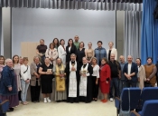 Благочинный Рогачевского церковного округа освятил новую школу в ЖК «Мечта» с. Озерецкое.
