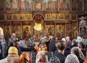 Благочинный Рогачевского церковного округа возглавил чин прощения в Никольском храме с. Озерецкое.
