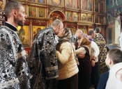 Благочинный Рогачевского церковного округа возглавил чин прощения в Никольском храме с. Озерецкое.