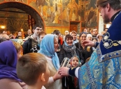 В Никольском храме с. Озерецкое отметили праздник Благовещения Пресвятой Богородицы.