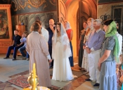 Венчания в Свято-Никольском храме села Озерецкое.